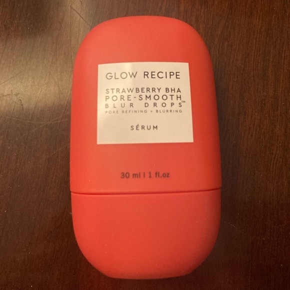NIB Glow Recipe Strawberry BHA Pore-Smooth Blur Drops - Picture 4 of 4